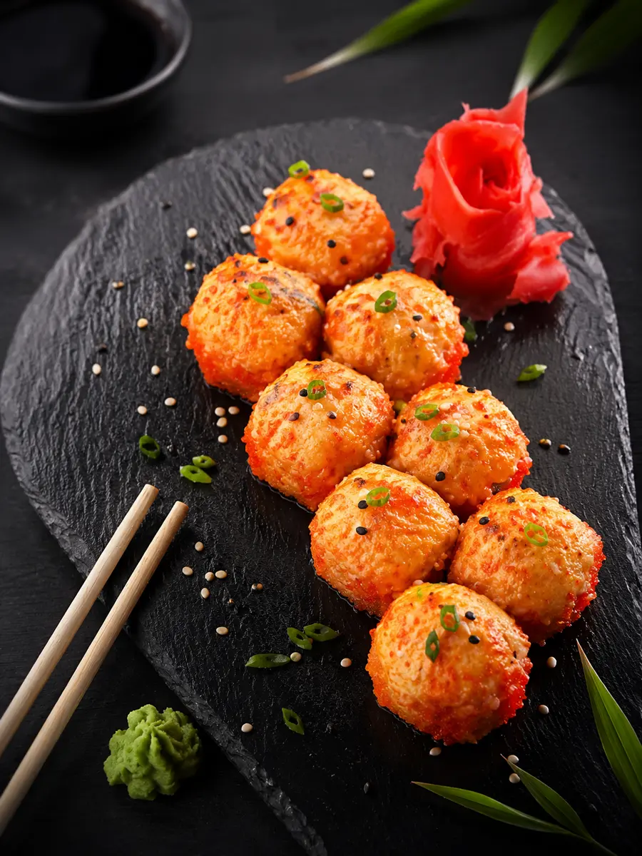 Запеченный ролл с крабом ( Кани Масу)
