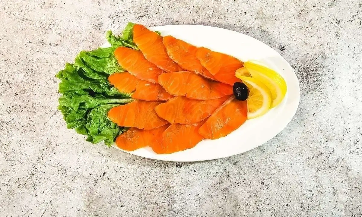 Нарезка из семги