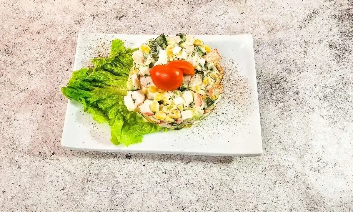 Салат крабовый