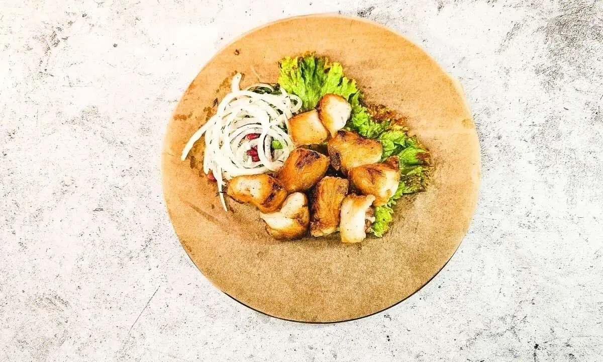 Курдюк на углях