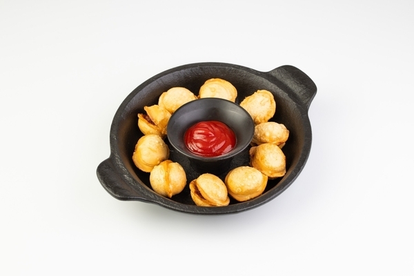 Хрустящие пельмени с мясом