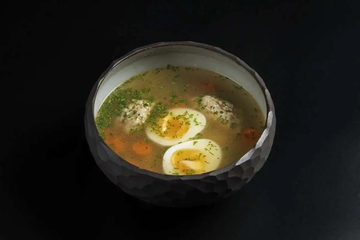 Куриный суп с птитимом
