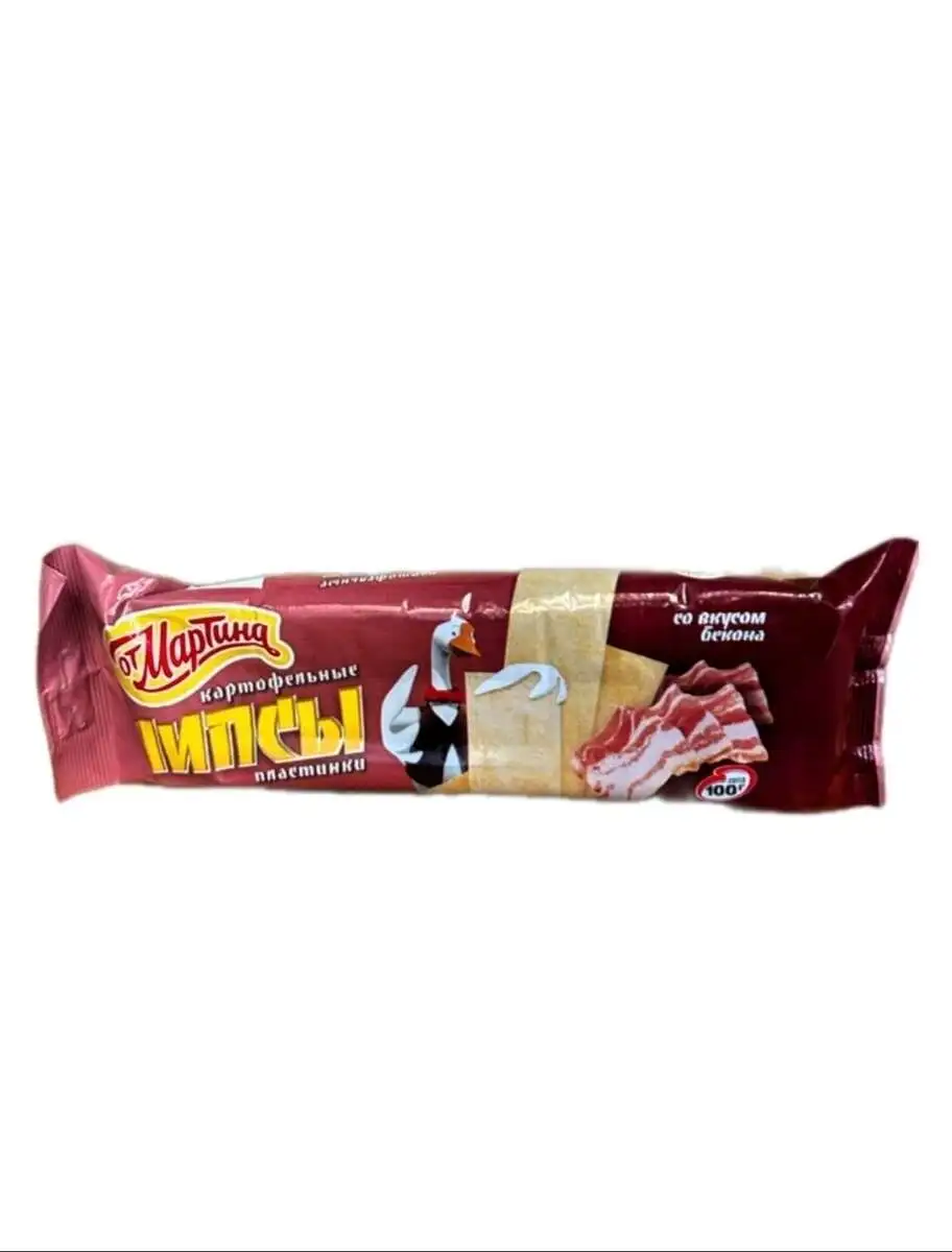 Чипсы от Мартина Бекон 100г(м)