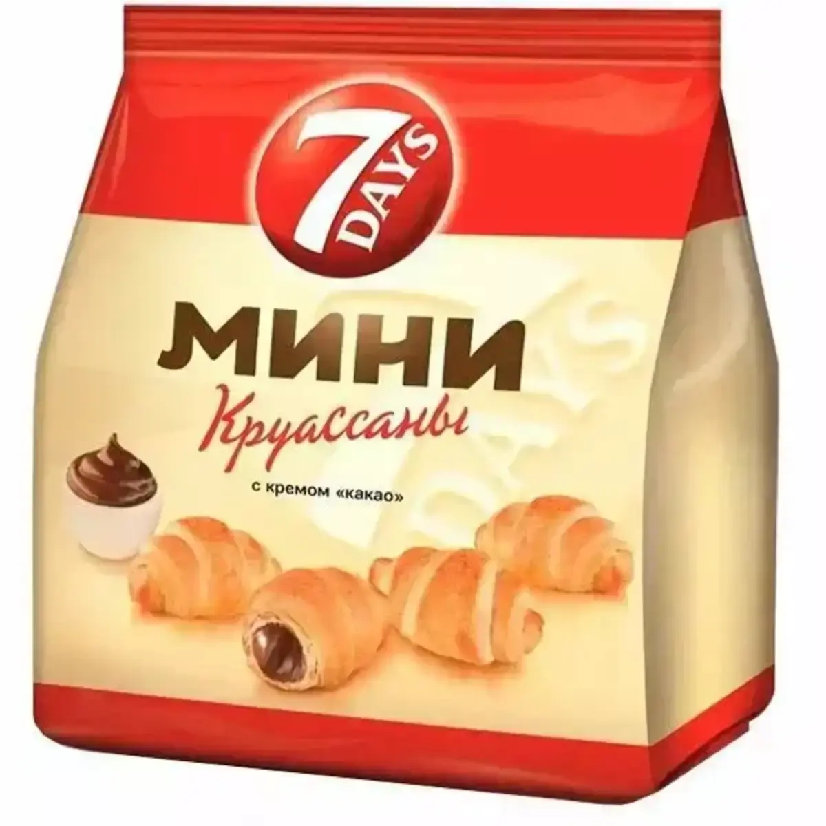 Круассаны Мини 7Дней Крем/Какао 265г