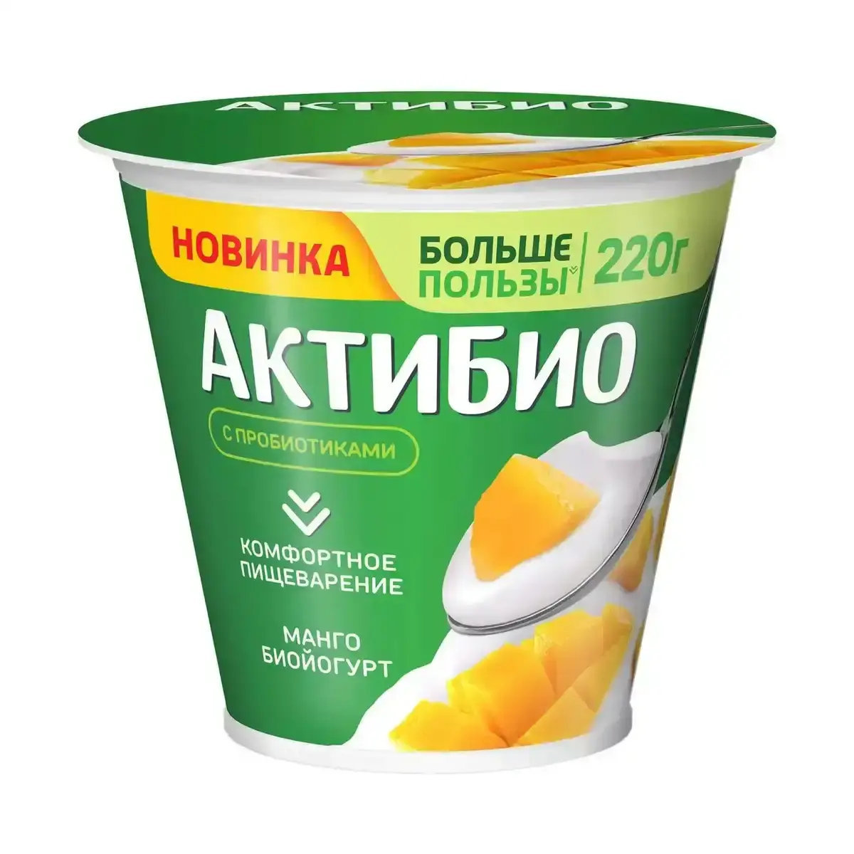 Йогурт Актибио Манго 3,0% 220ГР