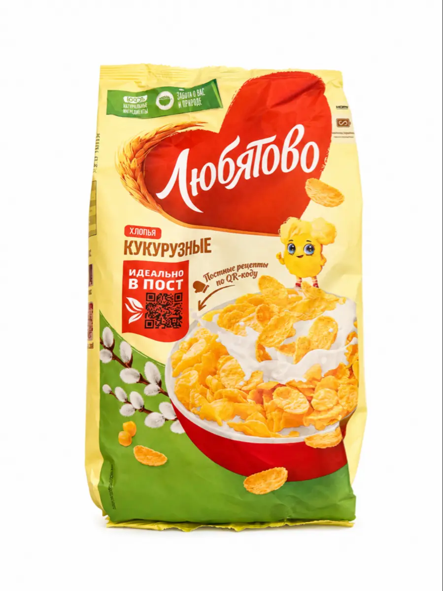 Хлопья кукурузные Любятово