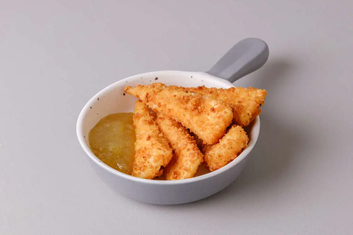 Халуми фри и джем из лайма