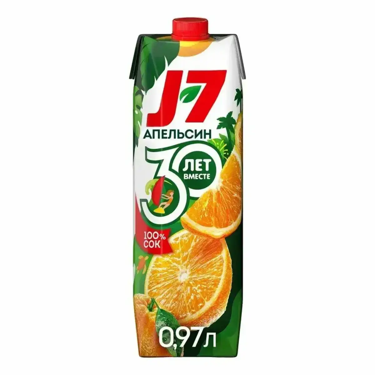 Сок J7 апельсин 0.97 л