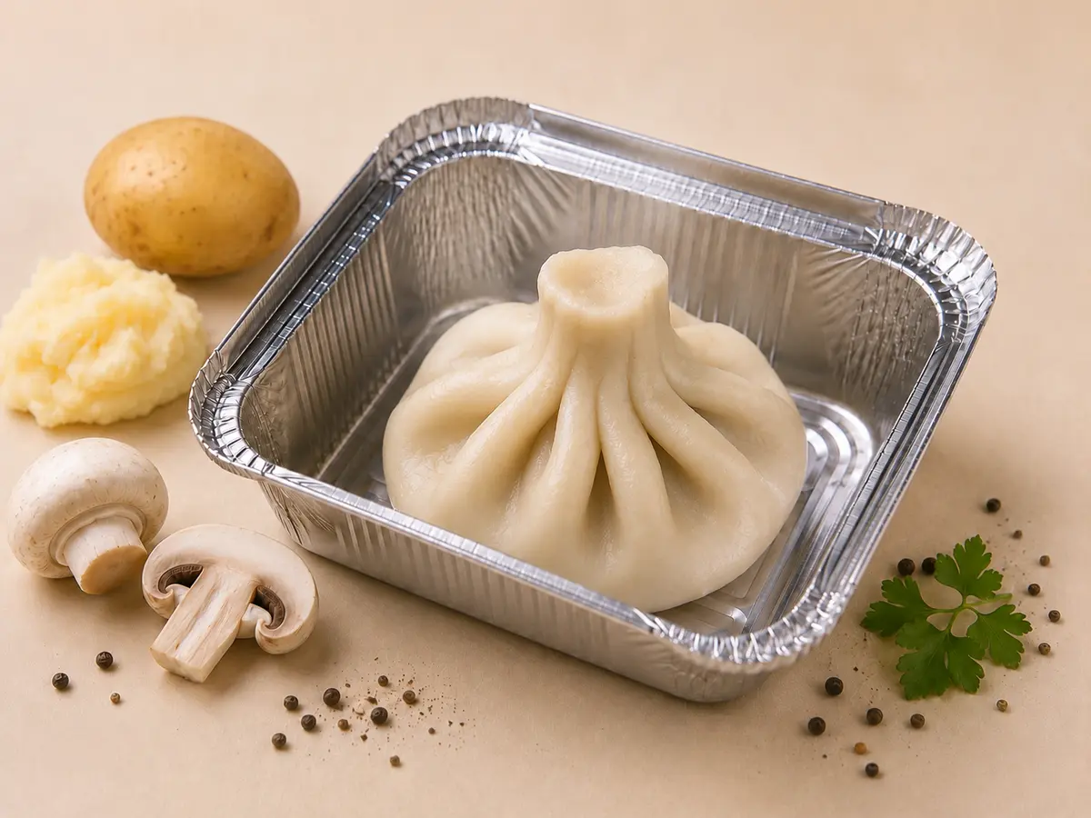 С картофелем и грибами