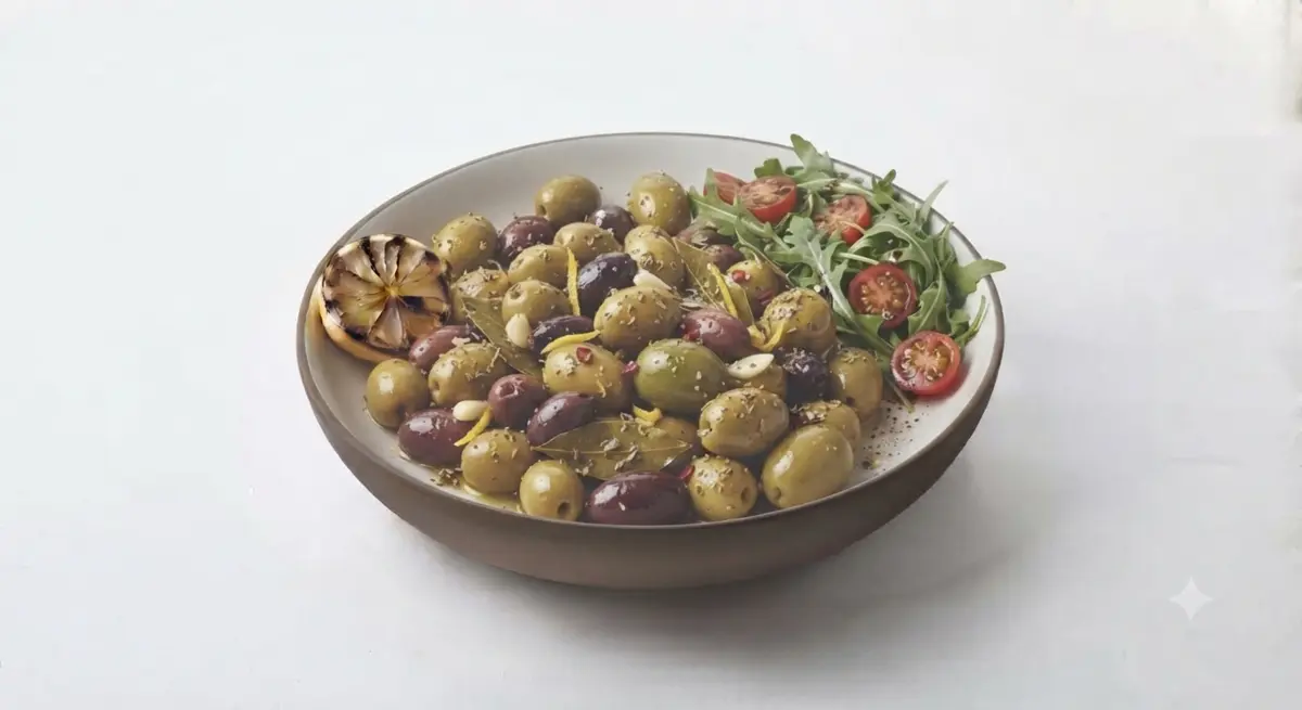 Маринованые оливки