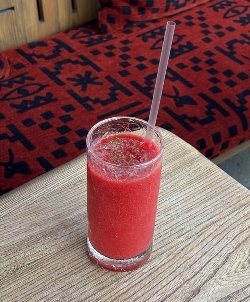 Смузи из свежей клубники 