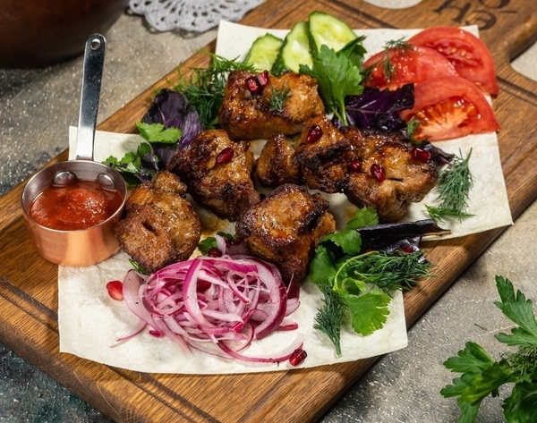 Шашлык из свиной шеи
