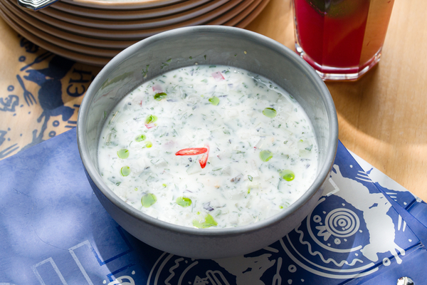 Окрошка на мацони