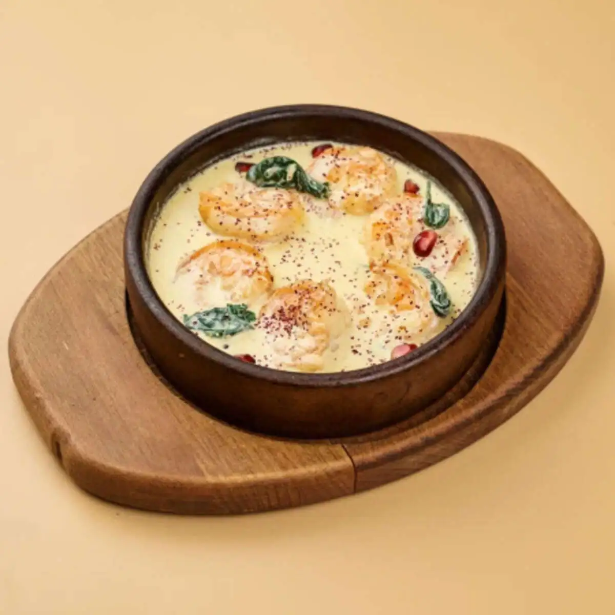 Чкмерули с креветками