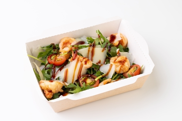 Салат "Руккола с креветками"