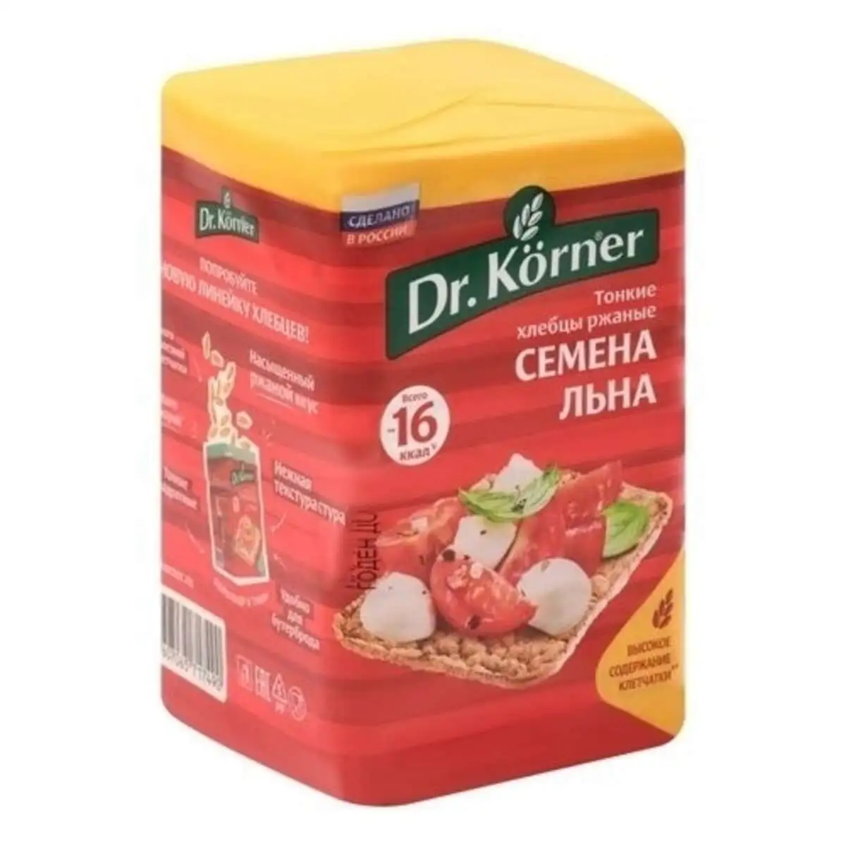 Хлебцы DR.KORNER Ржаные с Семенами Льна 100г(м)