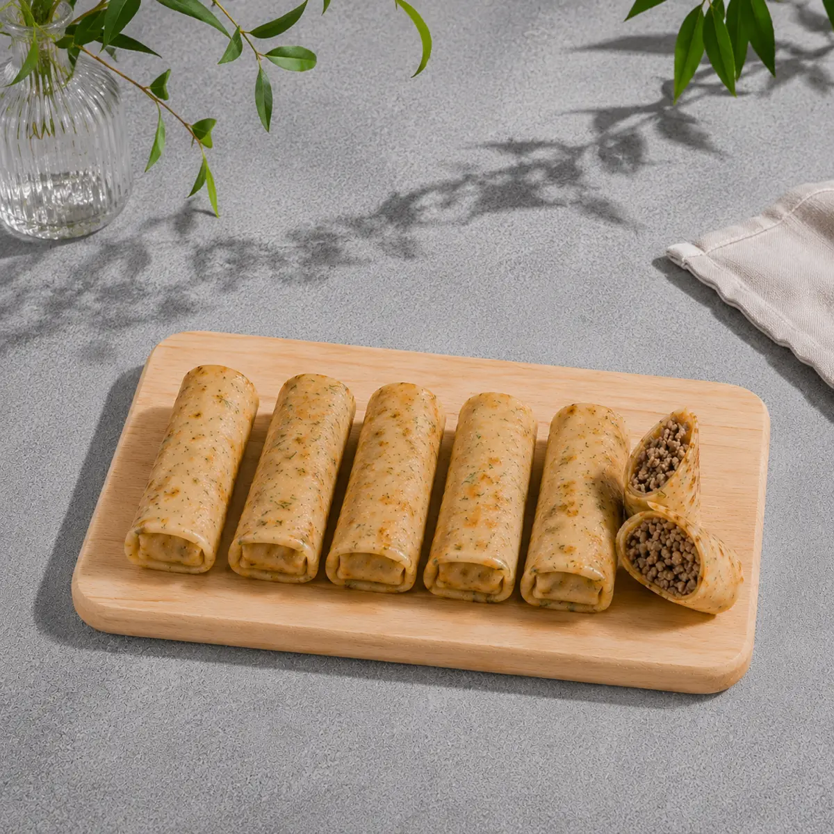 Блины с курицей и грибами (6 шт.)