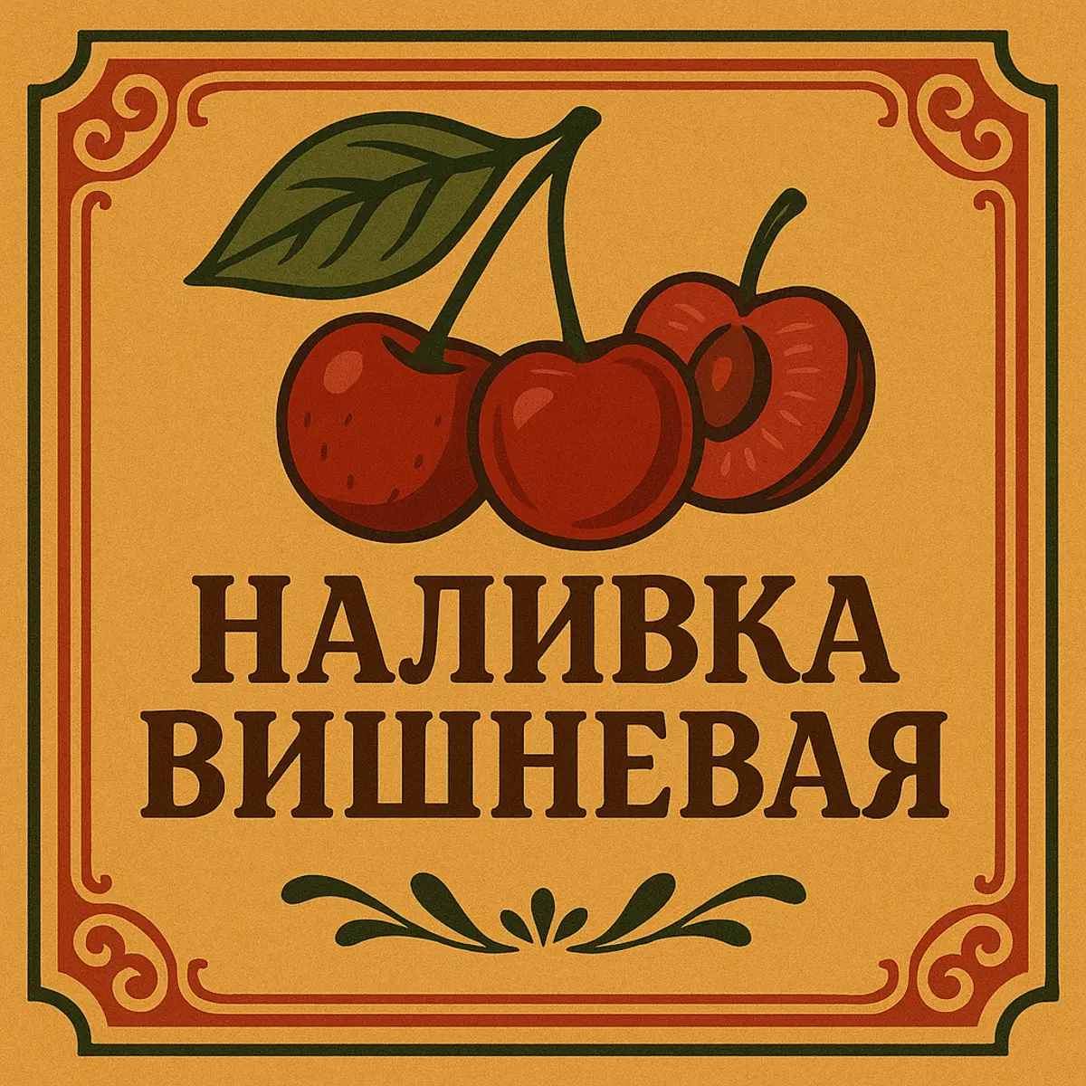 Наливка вишневая