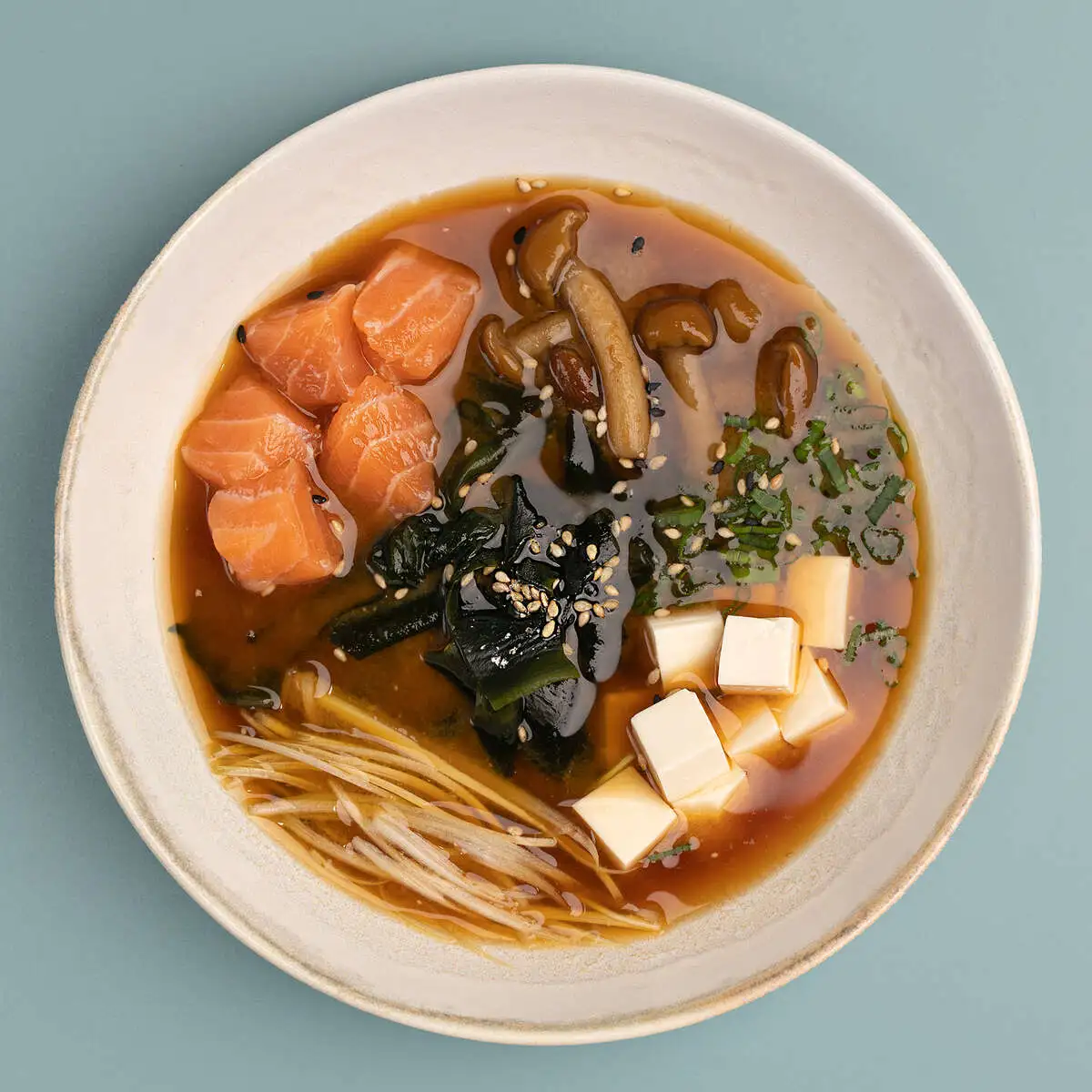 Miso with Salmon