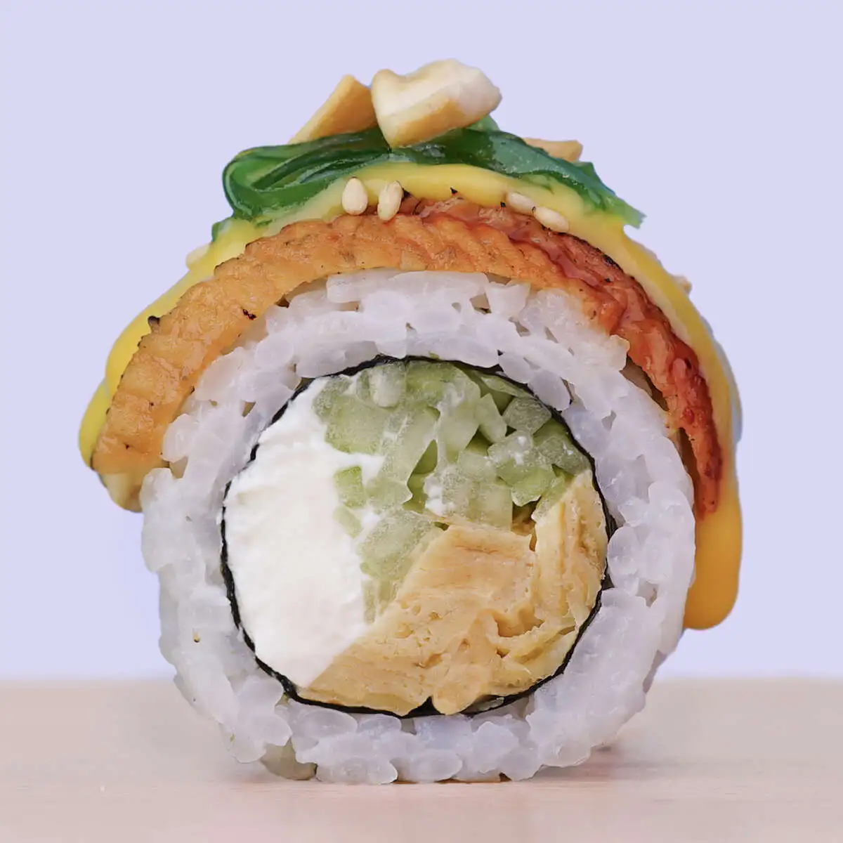 Unagi mango chuka roll