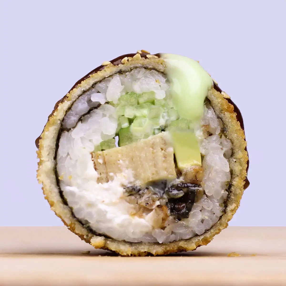 Fried roll with eel