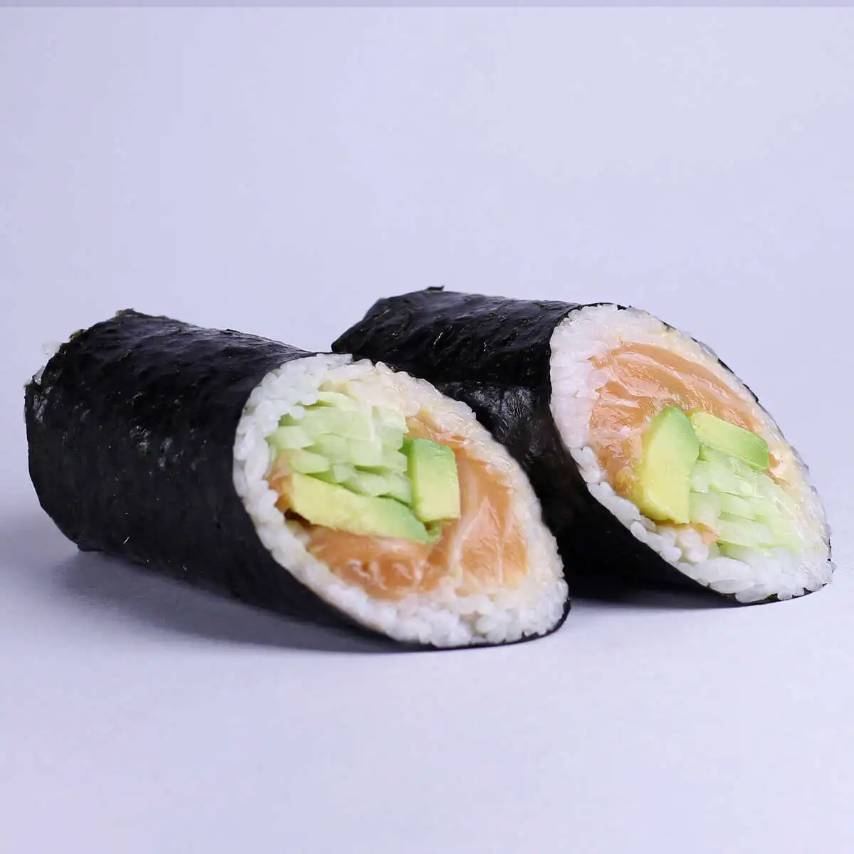 Hand-roll salmon