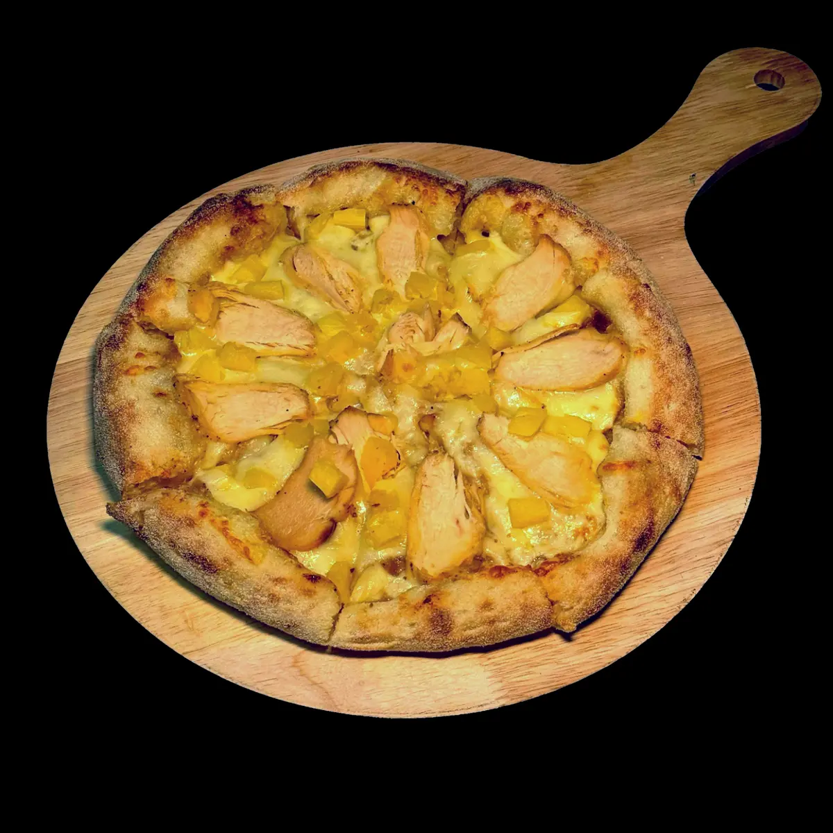 Гавайская с курицей 25 см