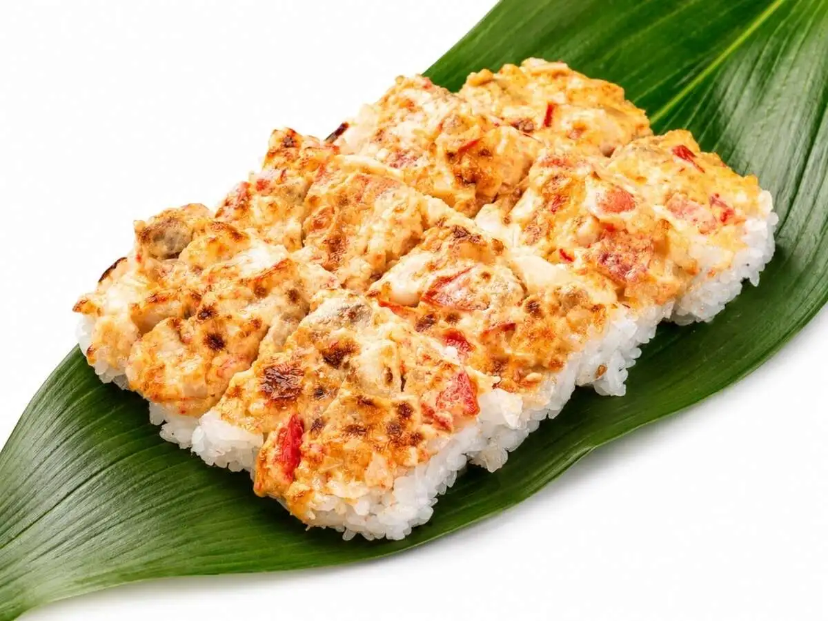 Суши-пицца с морепродуктами
