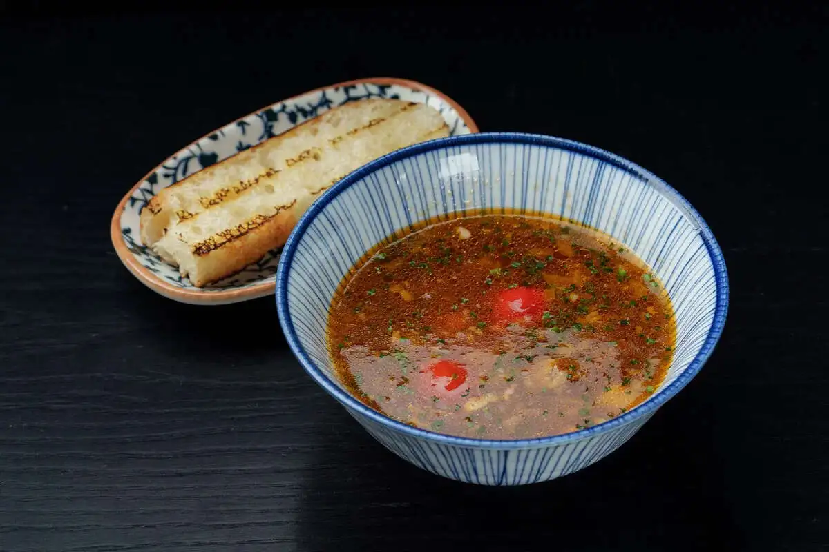 Суп чечевичный и ягненком