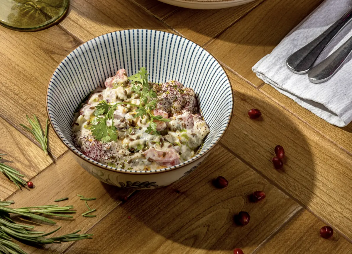 Запеченные баклажаны с томатами и мацони