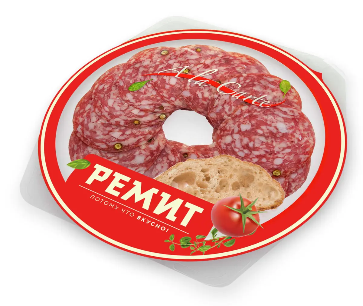 Колбаса Салями с/к п/с Ремит 80гр Нарезка