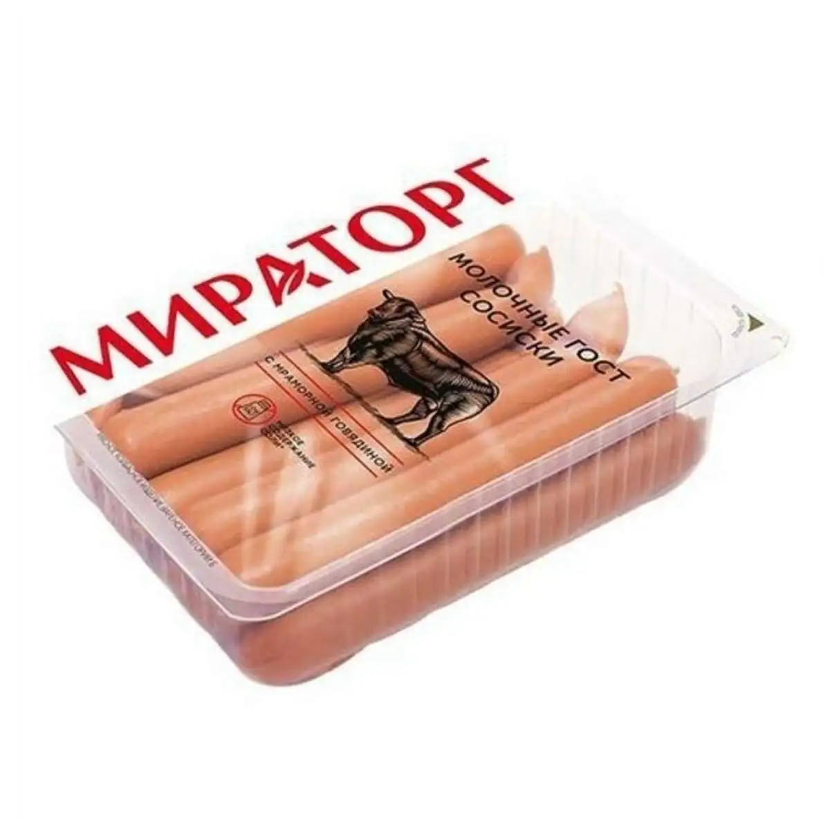 Сосиски Молочные Мираторг 350гр