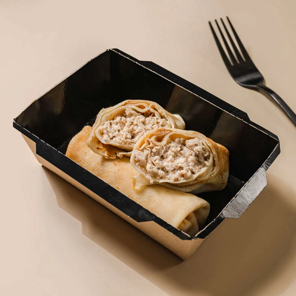 Блинчики с мясом