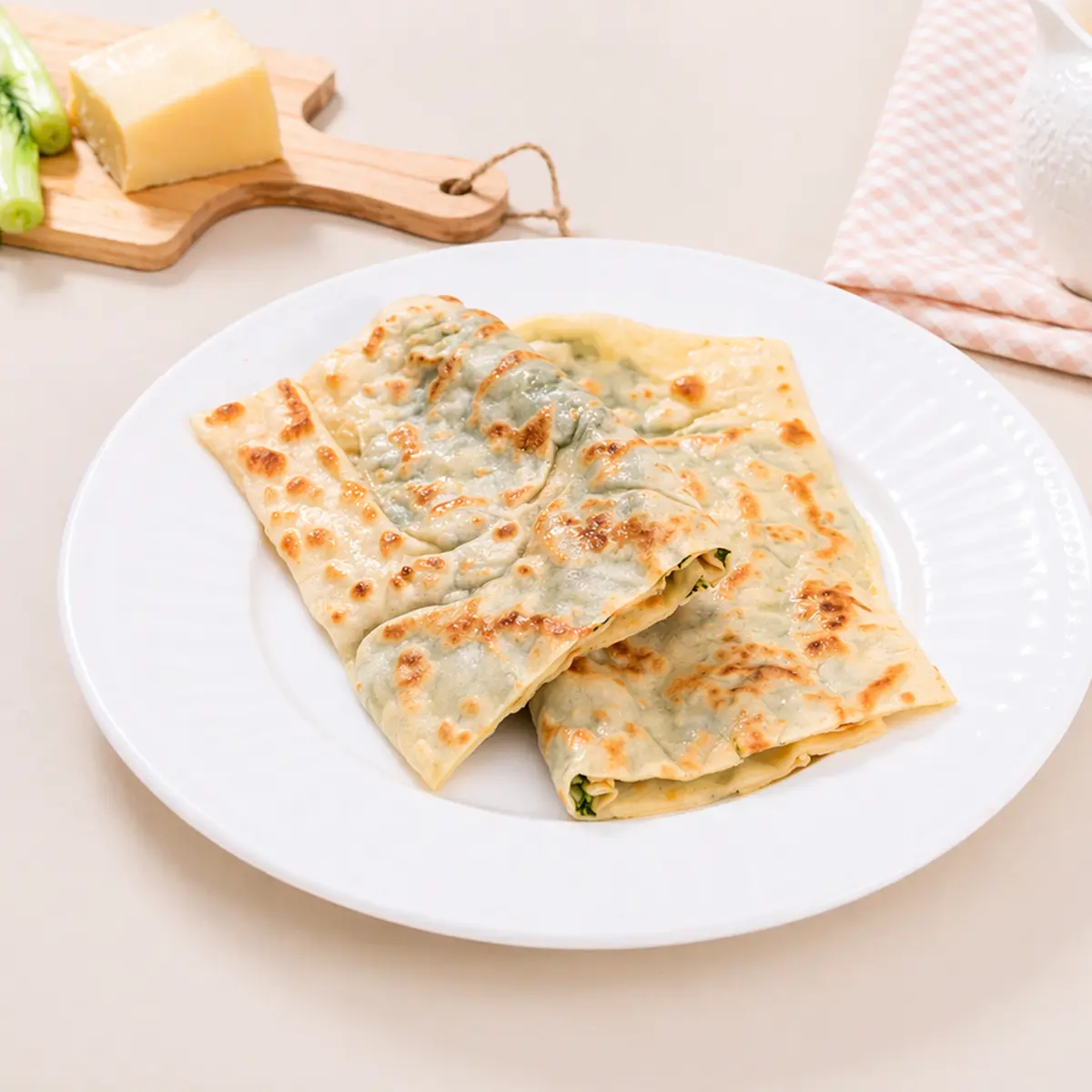 Чуду с зеленью и сыром