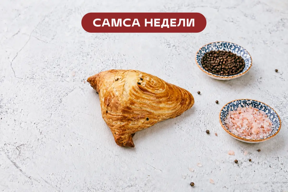 Самса с говядиной и овощами