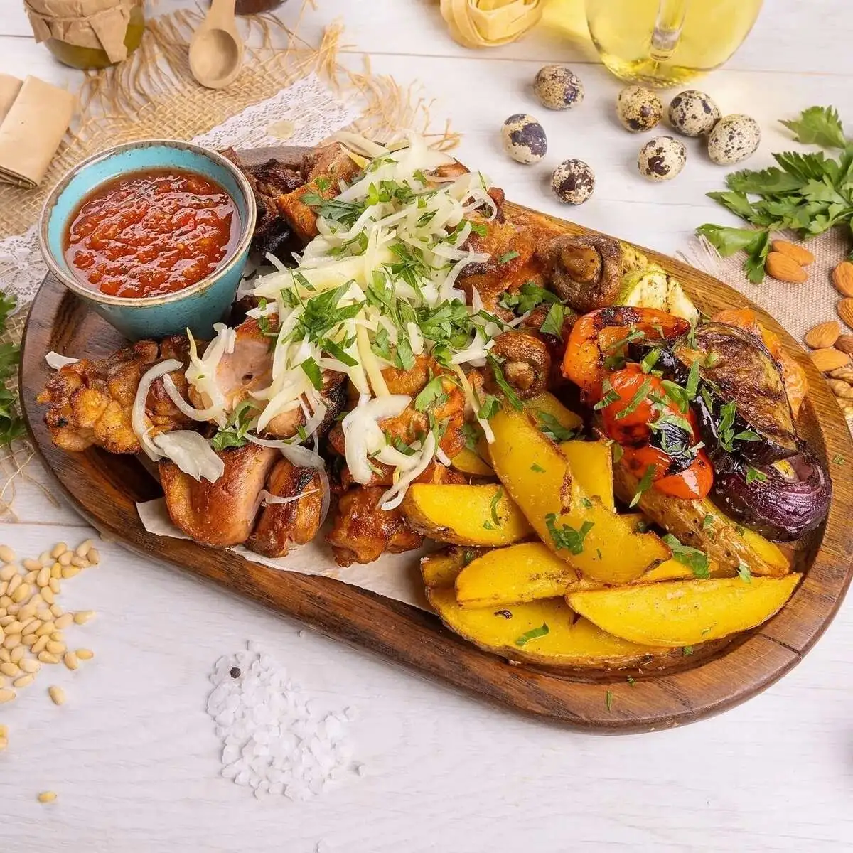 Тарелка мяса "Голодный Джон" на компанию