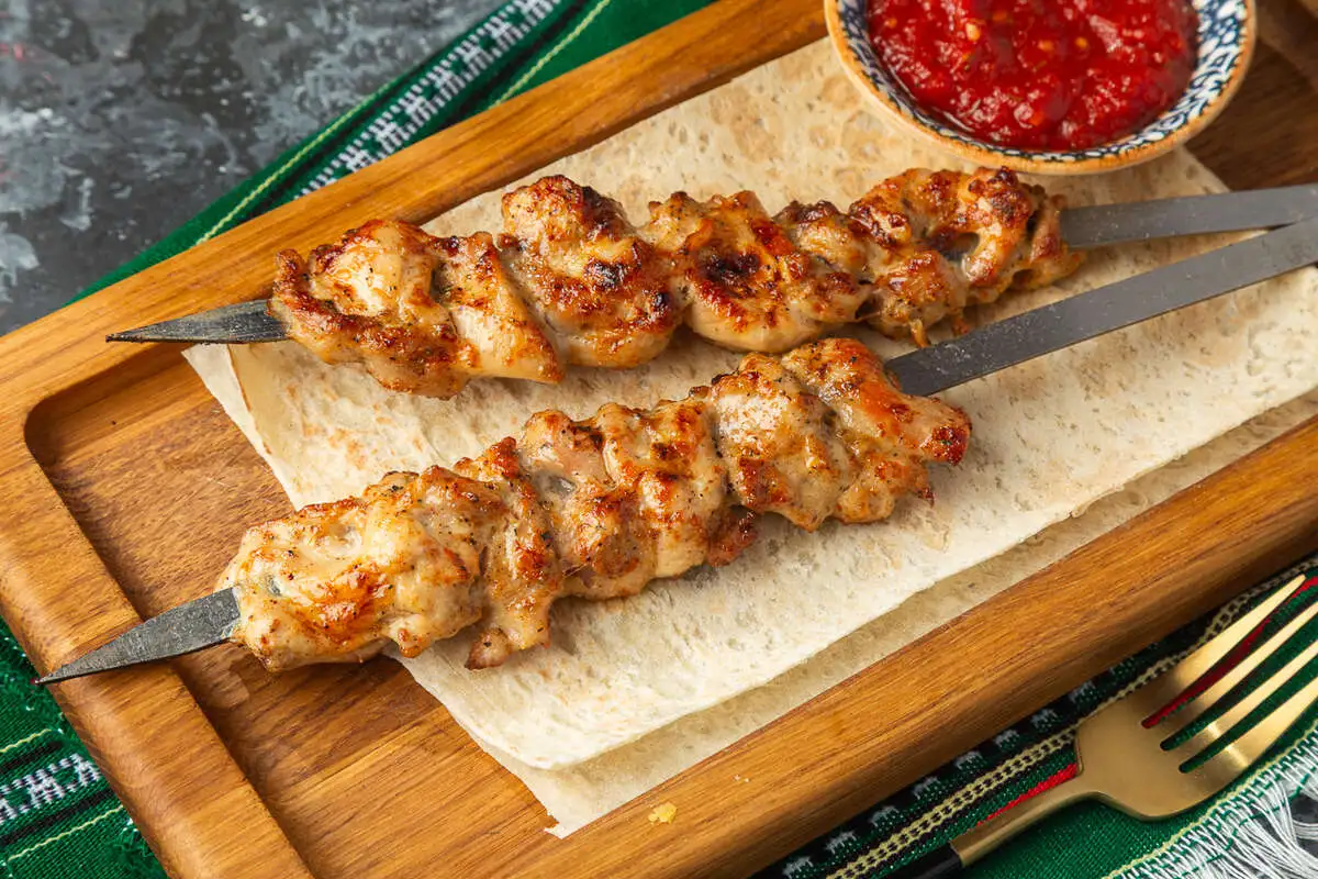 Шашлык из курицы 