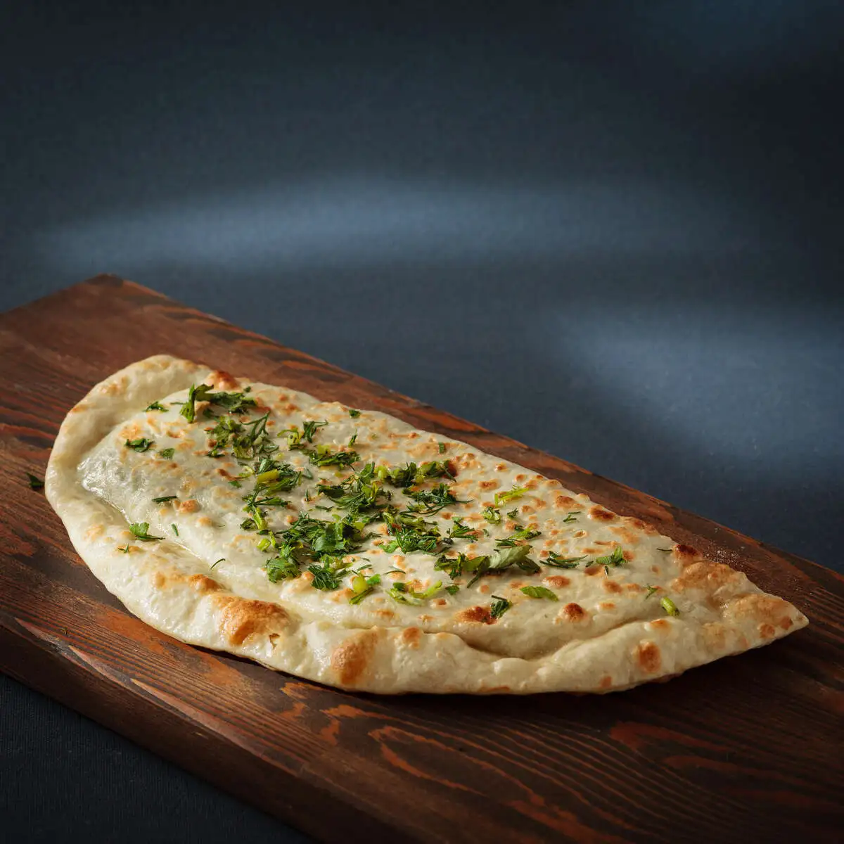Кутаба с зеленью и грибами