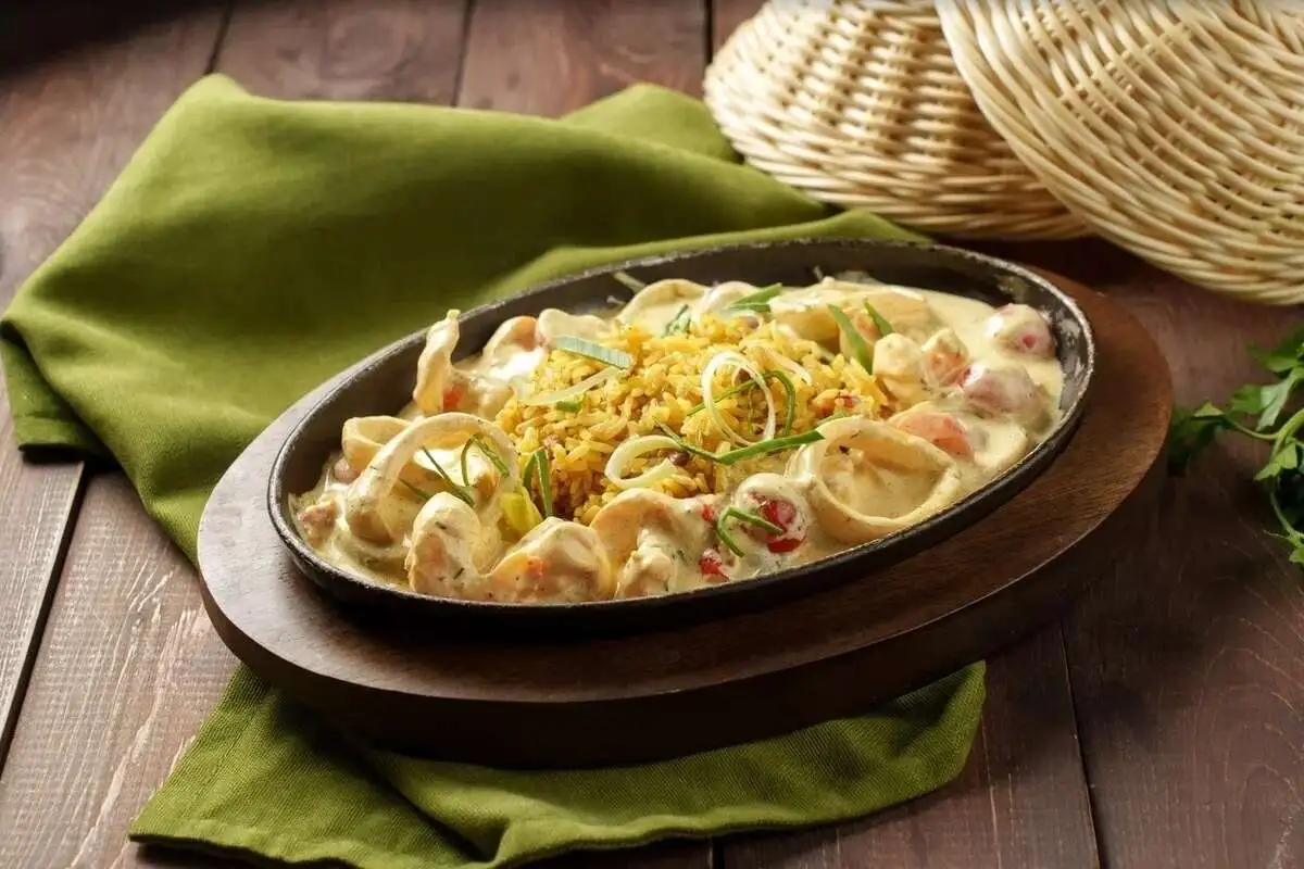Сковородка с морепродуктами
