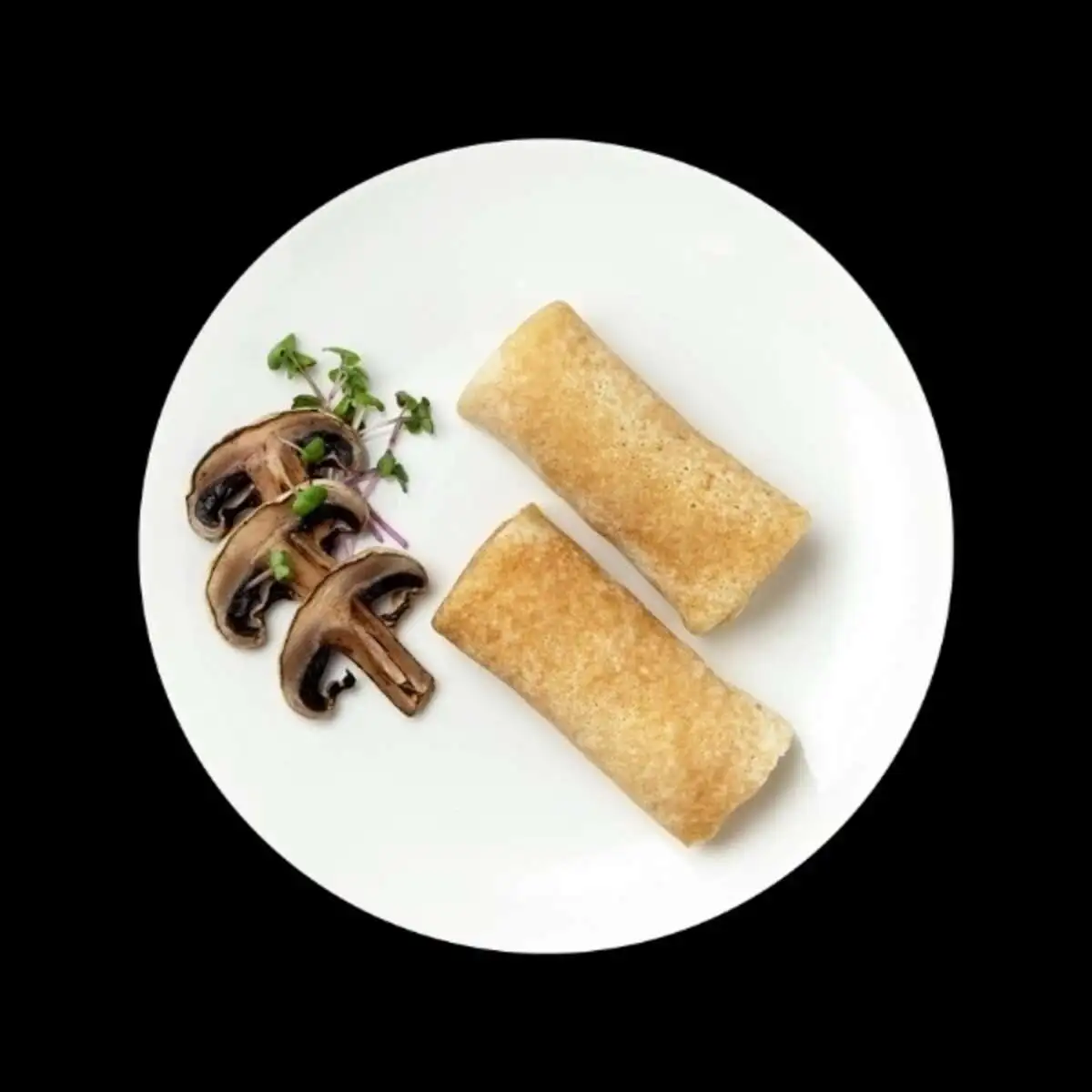 Блины с курицей и грибами
