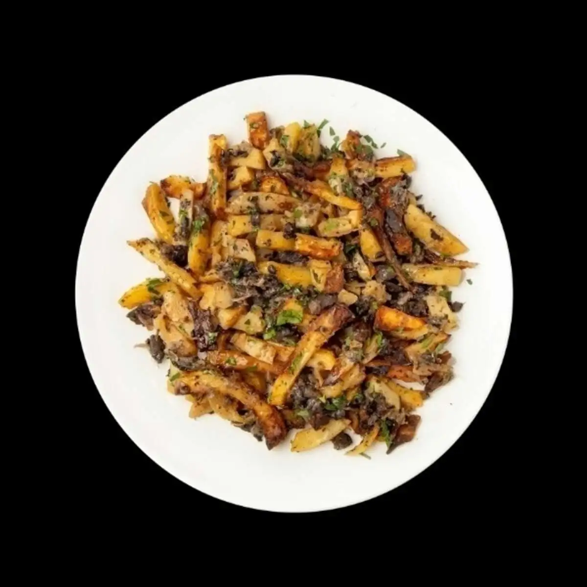 Картофель запеченный с грибами