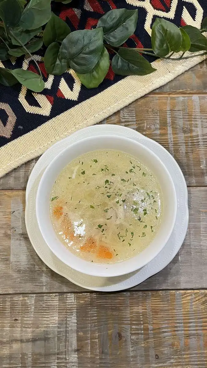 Суп-лапша с цыпленком