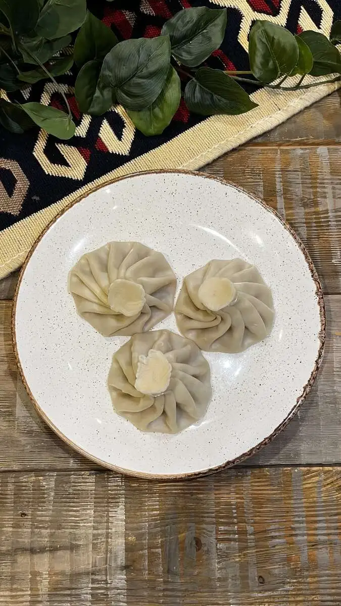 Хинкали из свинины и говядины 3 шт