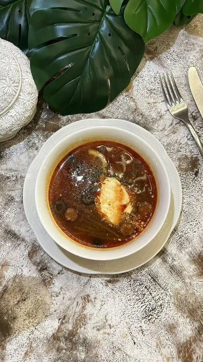 Солянка из трех видов мяса