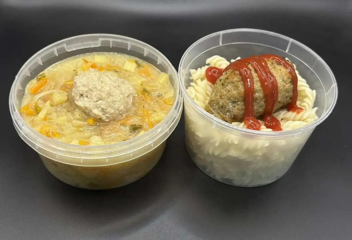 2 Мясной: Польский, Люля-кебаб из свинины с макаронами