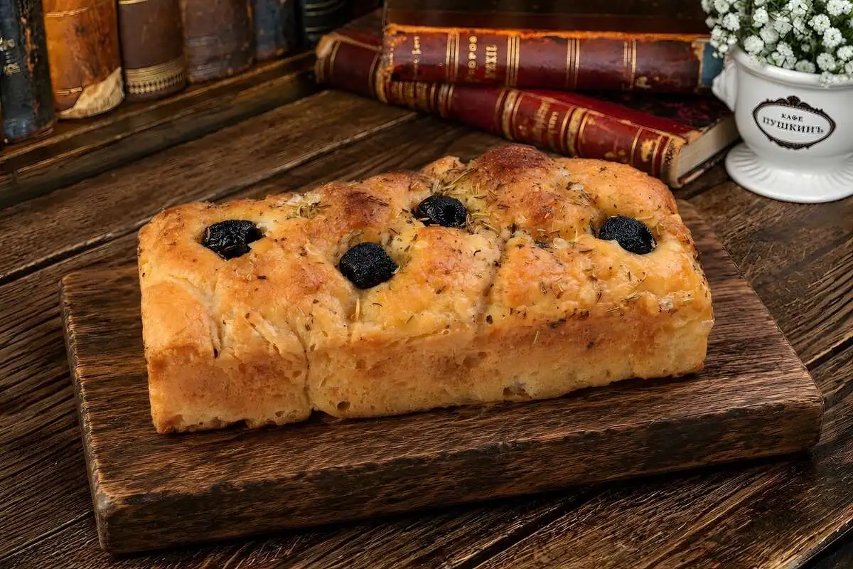 Мини фокачча с маслинами