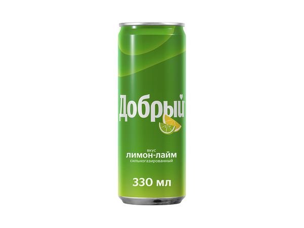 Напиток ДОБРЫЙ "Лимон-лайм" 0.33 л