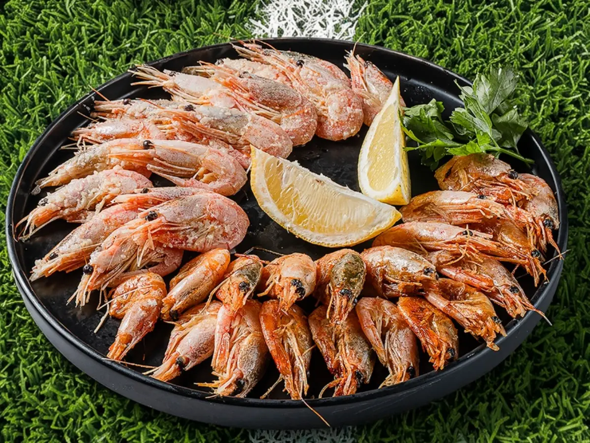 Креветки жареные