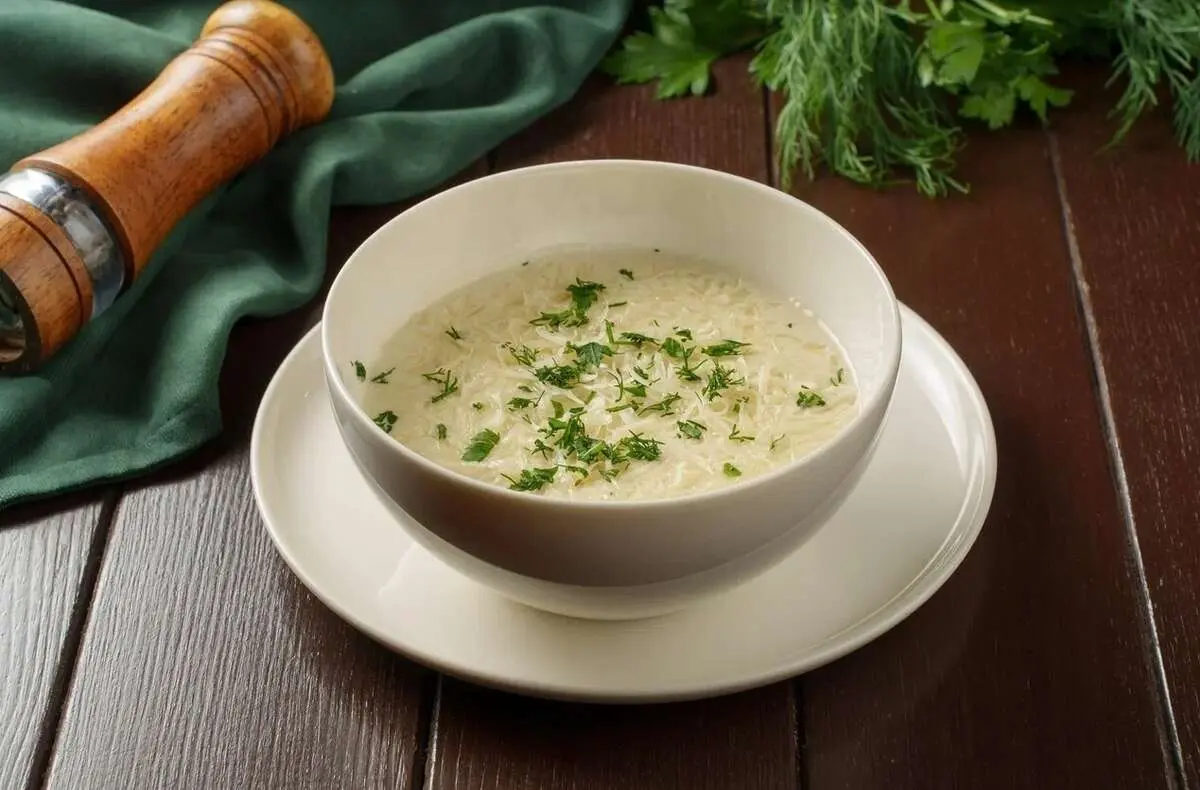 Сырный суп с морепродуктами
