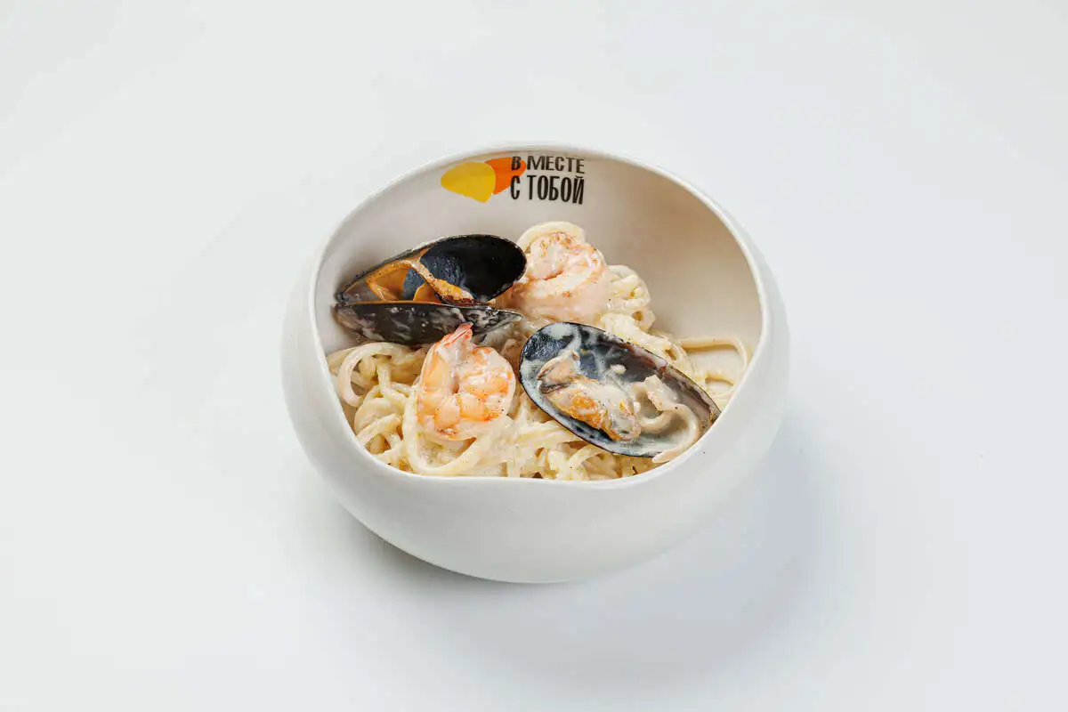 Спагетти с морепродуктами
